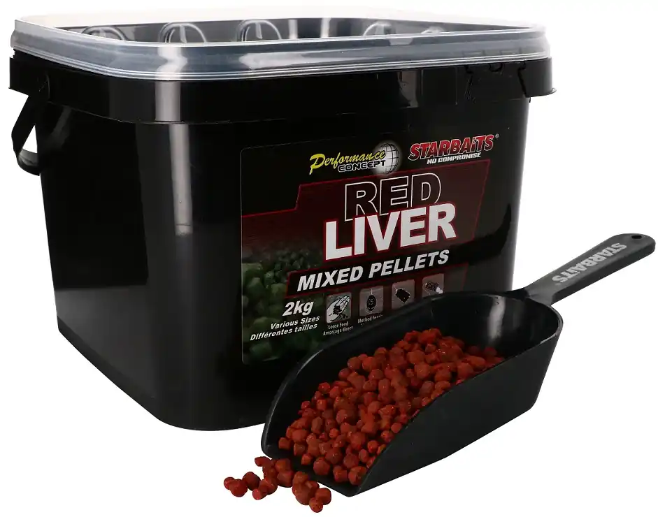 Alleen Vandaag Starbaits Pellet Mixed Red Liver 2kg