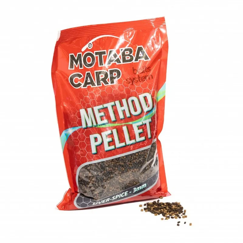 Beste Prijs Motaba Carp Method Pellet Máj Fűszer 3mm 800g