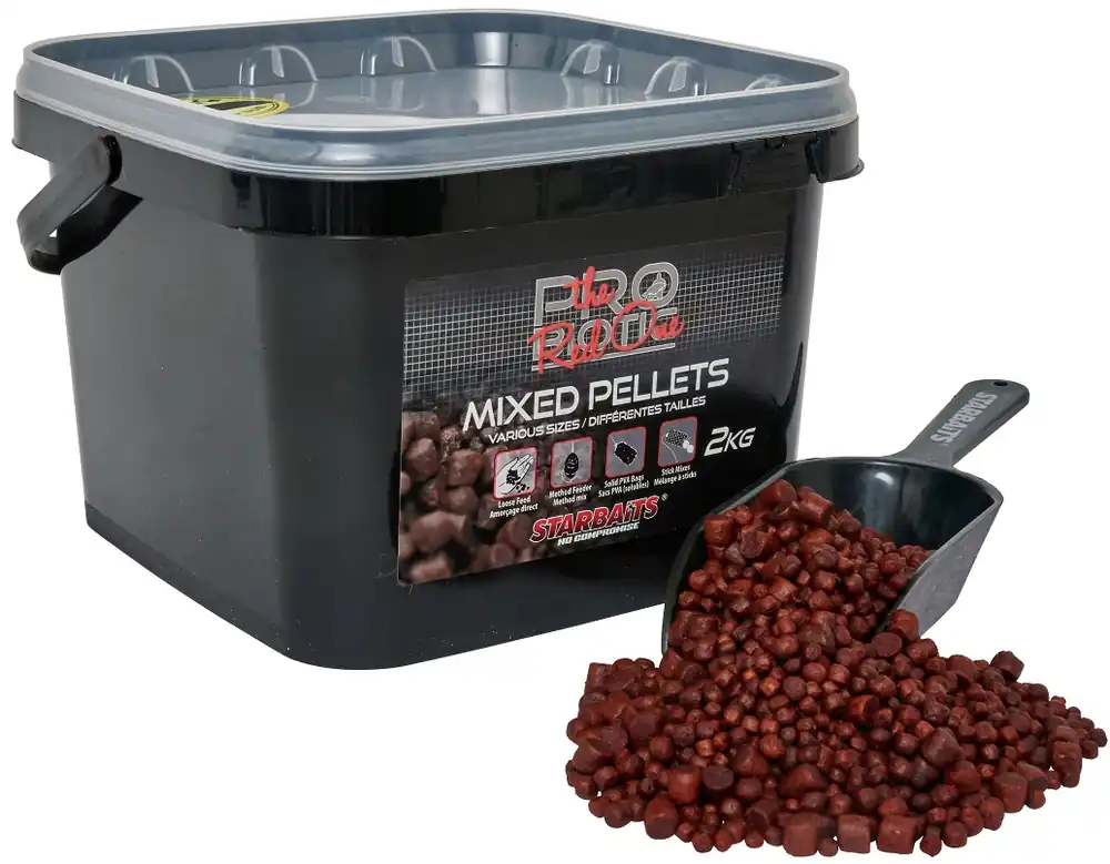 Koopje Starbaits Pellet Mixed Pro Red One 2kg