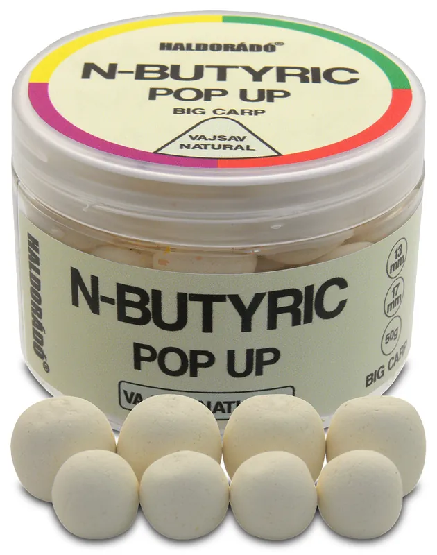 Haldorádó N-Butyric Pop Up Big Carp 13, 17mm - Vajsav Natural Lage Prijs