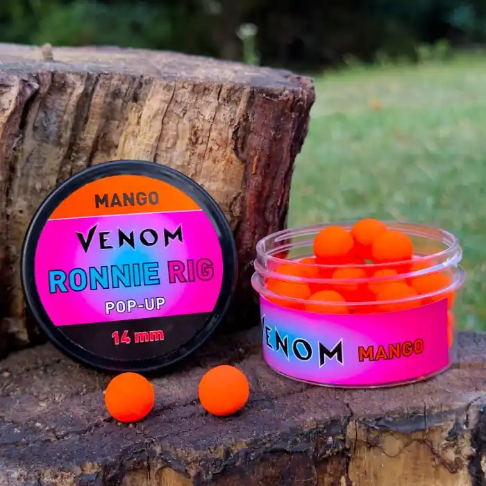Feedermánia Venom Ronnie Rig Pop-Up 14 mm Mango Hoge Kwaliteit