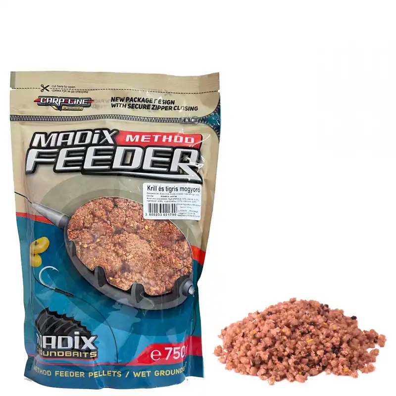 Superprijs MADIX METHOD FEEDER ELŐREGYÚRT KRILL&T.MOGY. 750G