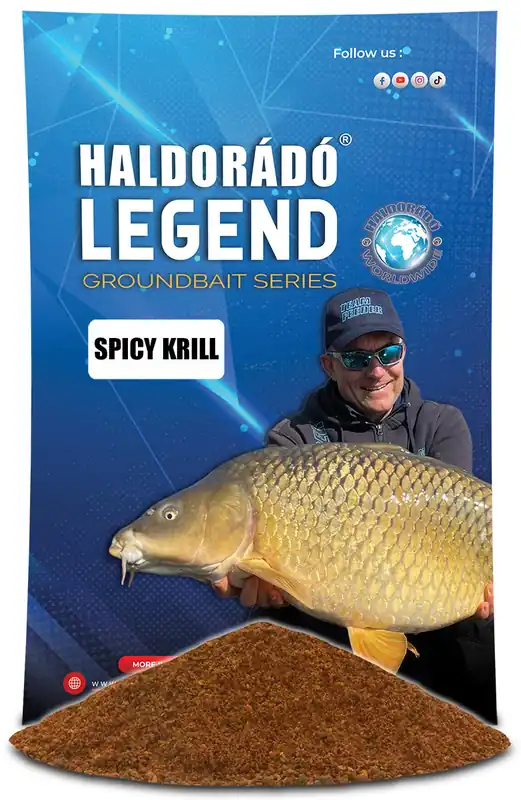 Fabrieksprijs Haldorádó LEGEND Groundbait - Spicy Krill