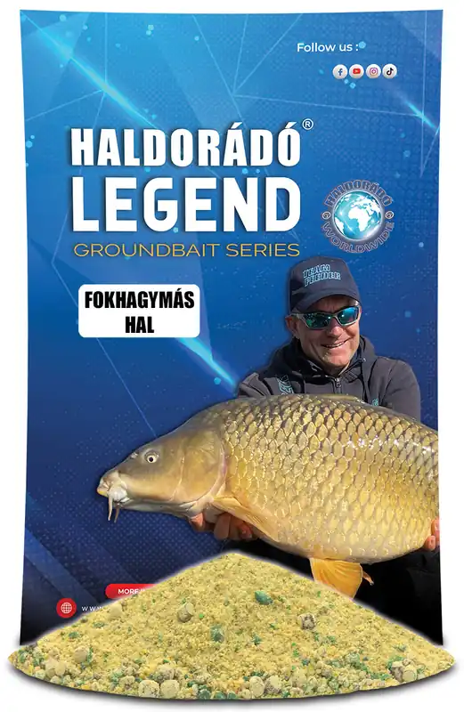 Haldorádó LEGEND Groundbait - Fokhagymás Hal Snelle Levering