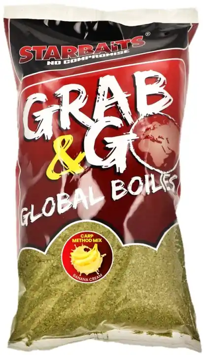 Starbaits Method Mix Global Banana Cream 1,8kg Nieuw