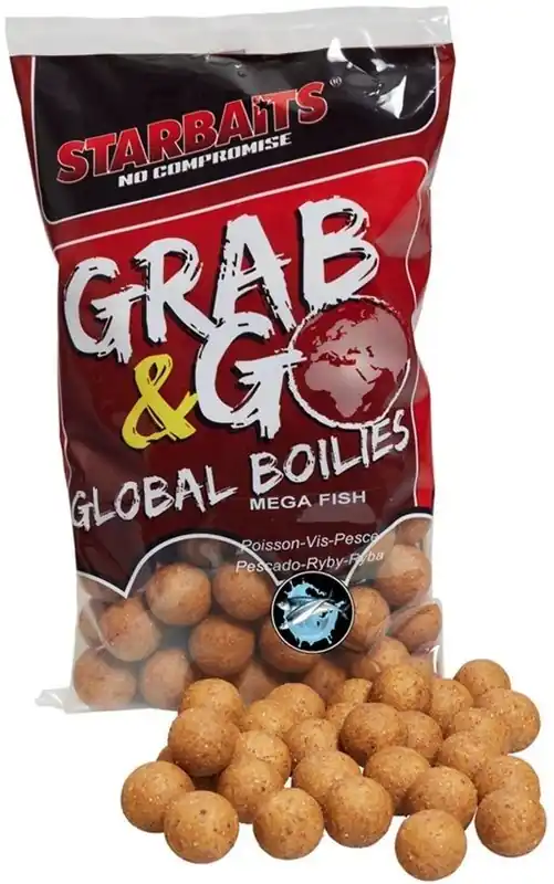 Exclusieve Aanbieding Starbaits Boilies Global Mega Fish 800g 24mm