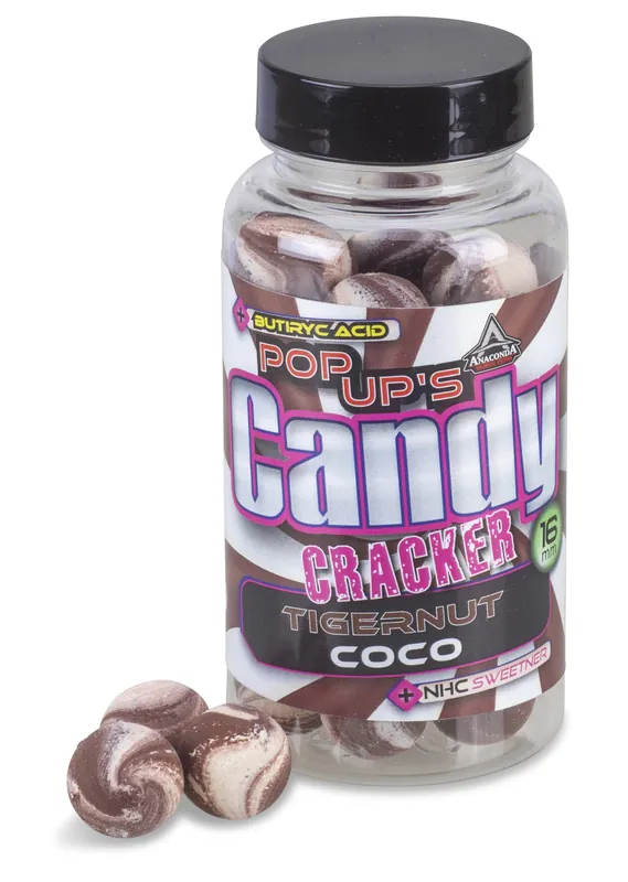 ANACONDA Candy Cracker Pop Up Tigernuts-Coco / Tigrismogyoró-Kókusz 12mm Laatste Kans