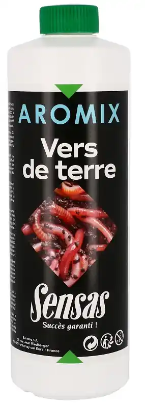 Sensas Attraktor Aromix Vers de Terre (giliszta) 500ml Op = Op