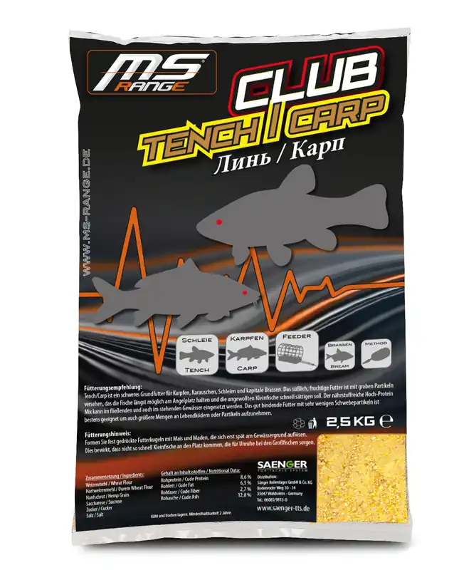 MS RANGE Club Roach Tench/Carp 2,5kg Alleen Vandaag