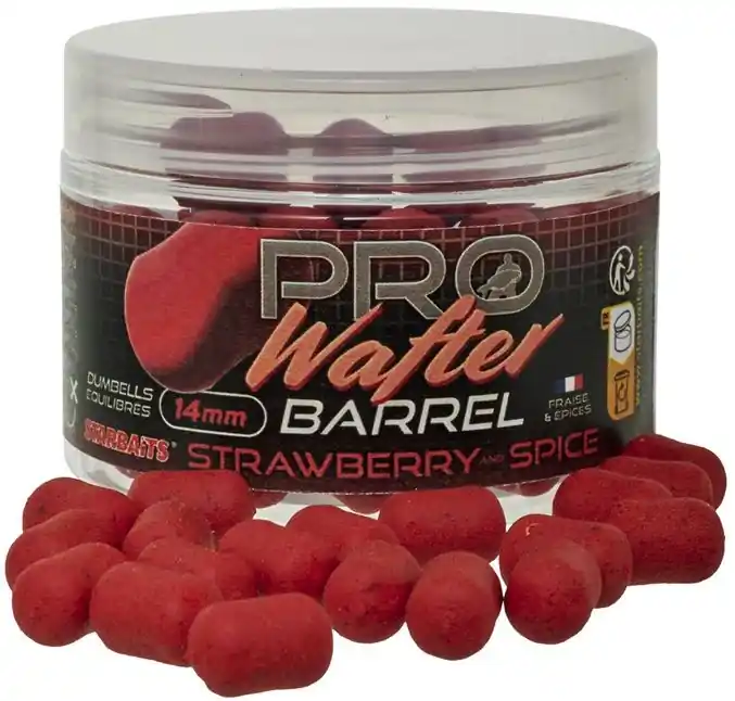 Direct Beschikbaar Starbaits Wafter Strawberry Spice 50g 14mm
