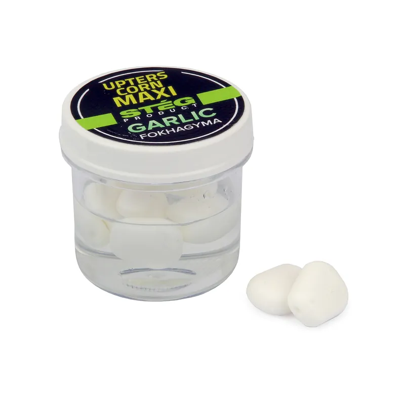 Laatste Versie Stég Upters Corn Maxi Garlic 14mm 8db/dob.