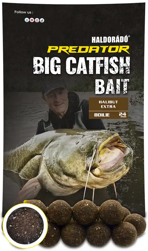 Op = Op Haldorádó Catfish Bait Boilie 24+ - Halibut Extra