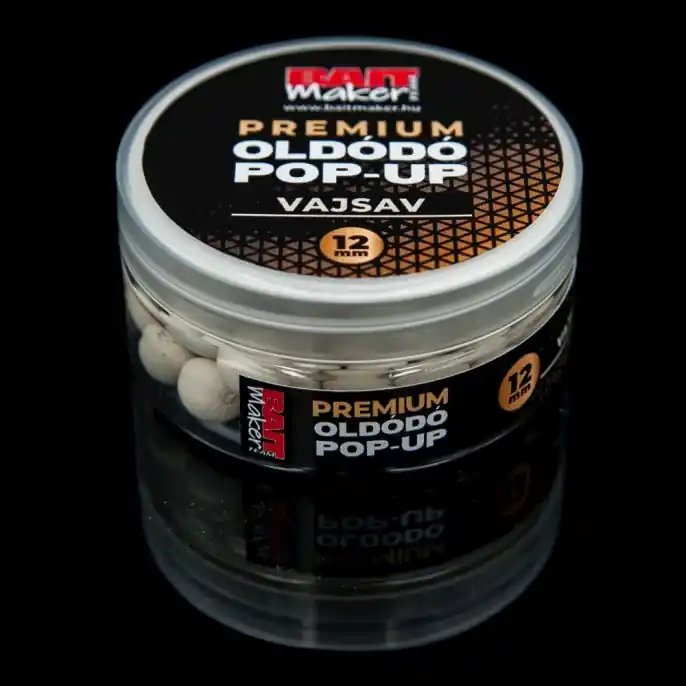 Bait Maker Premium Oldódó Pop Up 12mm Vajsav 25g Hoge Kwaliteit