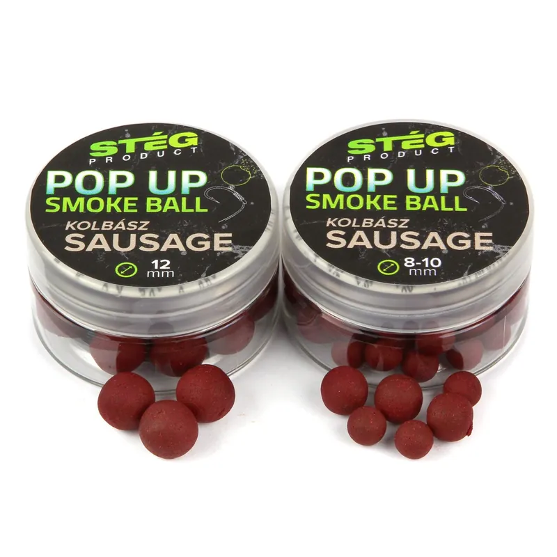 Stég Pop Up Smoke Ball 12mm 10g - kolbász Direct Beschikbaar