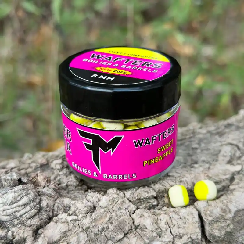 Fabrieksprijs Feedermánia Wafters Twisted Boilies & Barrels 8 mm Sweet Pineapple