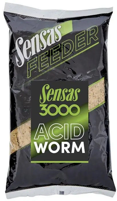 Sensas 3000 Feeder Acid Worm (amino giliszta) 1kg Meest Verkocht