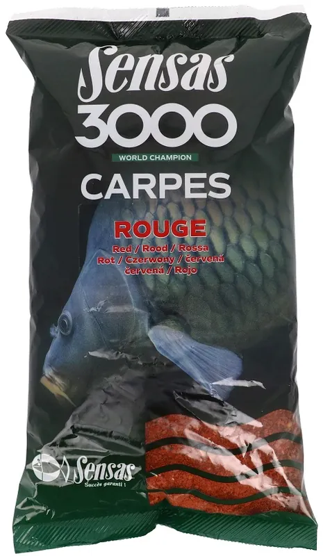 Sensas Etetőanyag 3000 Carpes Rouge (ponty-piros) 1kg Betrouwbaar