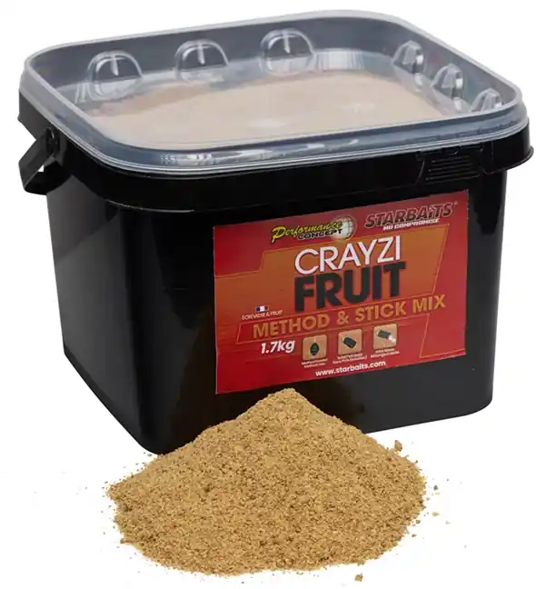 Starbaits Method & Stick Mix Crayzi Fruit 1,7kg Alleen Vandaag
