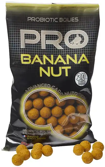 Starbaits Boilies Pro Banana Nut 800g 24mm Premium