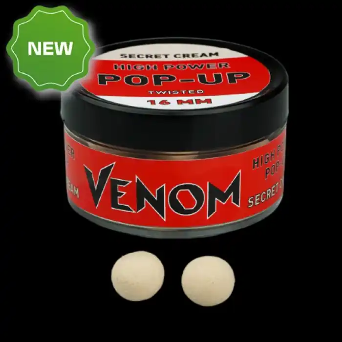 Populair Feedermánia Venom High Power Pop-Up Boilie 16mm, Secret Cream