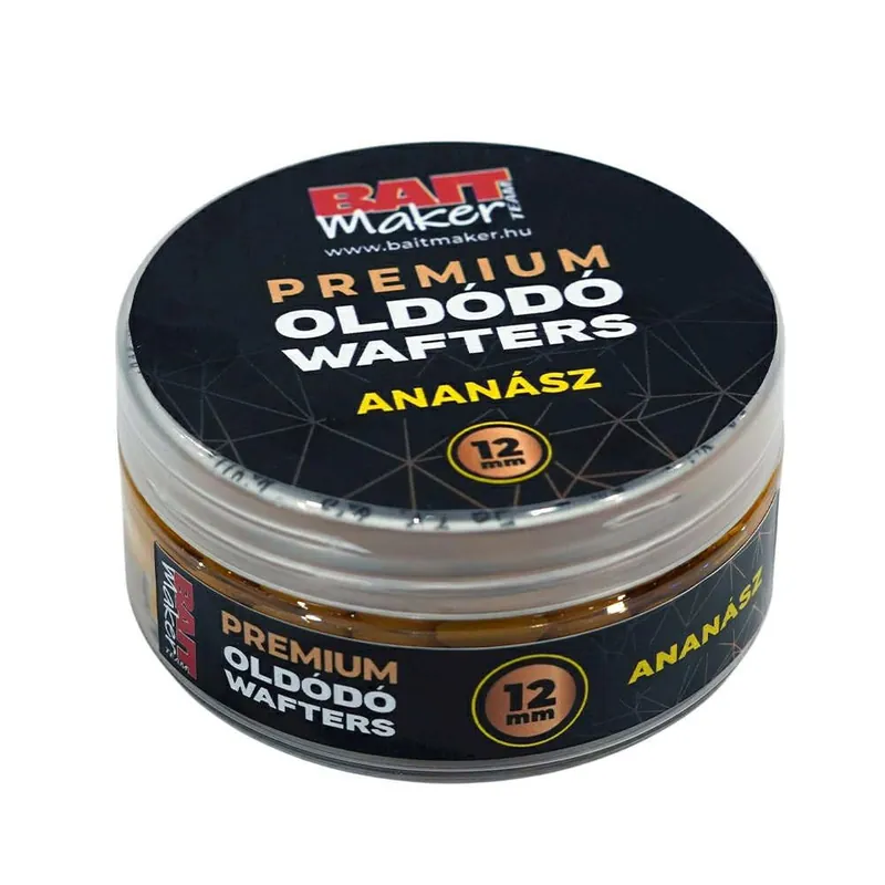 BAIT MAKER Premium Oldódó Wafters 12 mm Ananász 30 g Nieuw
