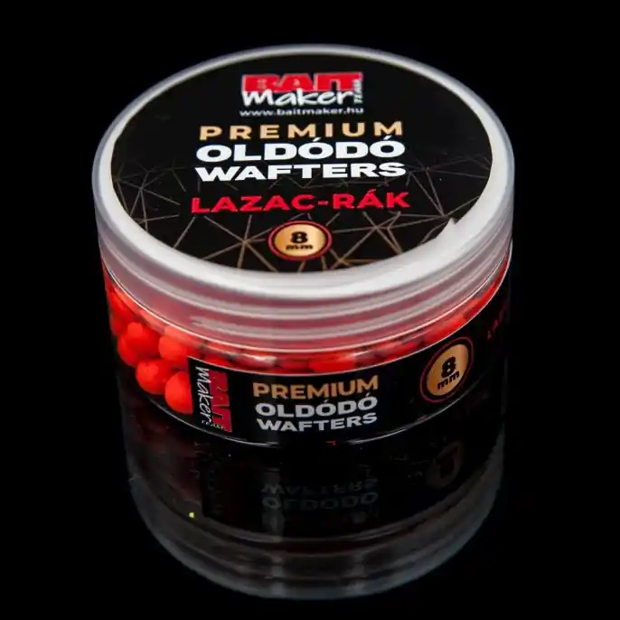 Uitverkoop Bait Maker Premium Oldódó Wafters 8mm Lazac és Rák 25g