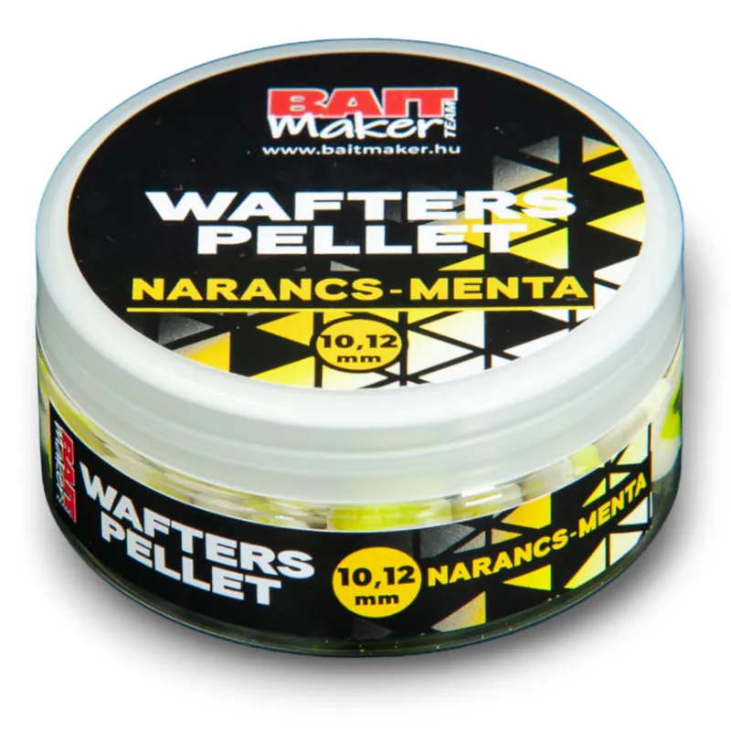 Favoriet BAIT MAKER Wafters Pellet 10,12 mm Narancs-Menta 30 g