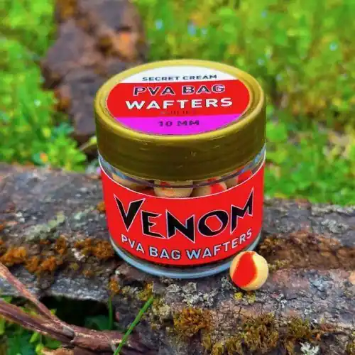 Feedermánia Venom PVA Bag Wafters - Secret Cream 10mm Flitsaanbieding