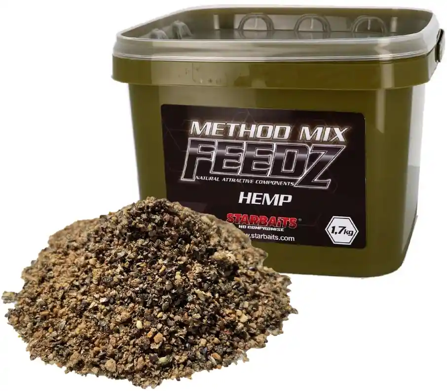 Gecertificeerd Starbaits Method Mix Feedz Hemp 1,7kg