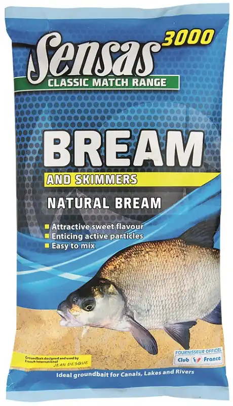 Sensas Etetőanyag 3000 UK Natural Bream (dévér-natúr) 1kg Shop Nu
