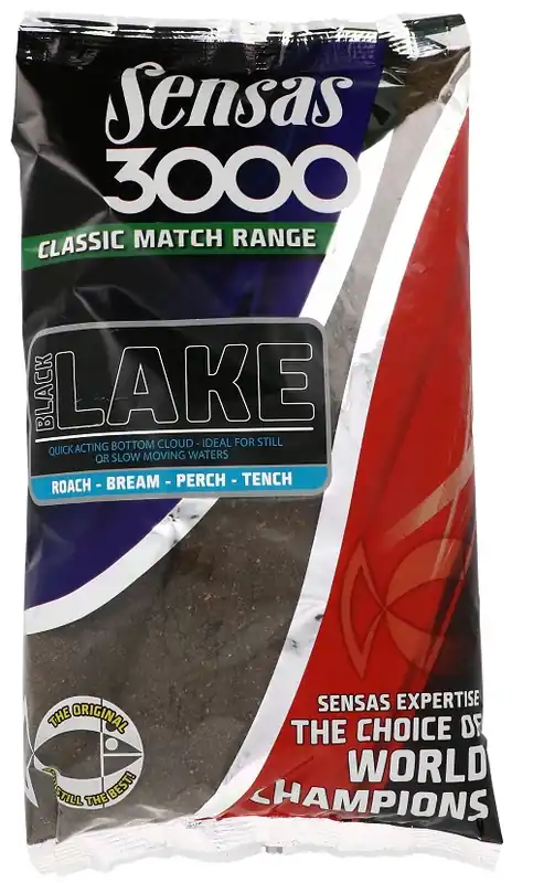Snelle Levering Sensas Etetőanyag 3000 UK Lake Black (tavak-fekete) 1kg