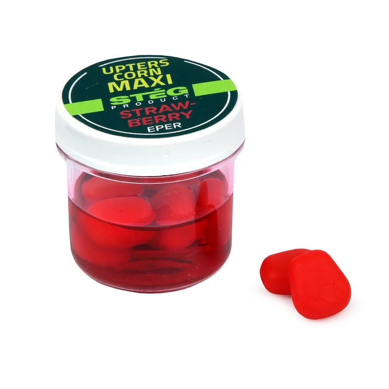 Merkproduct Stég Upters Corn Maxi Strawberry 14mm 8db/dob.