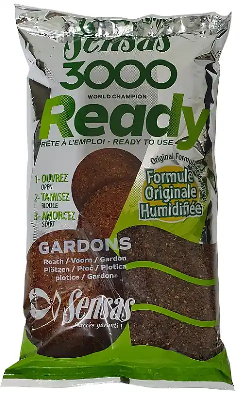 Sensas Etetőanyag 3000 Ready Gardons (koncér)1,25kg Actieprijs