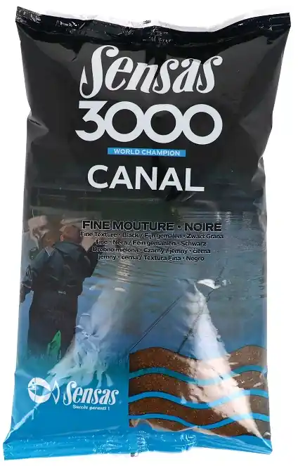 Sensas Etetőanyag 3000 Canal Noire Fine (csatorna fekete finom) 1kg Betrouwbaar