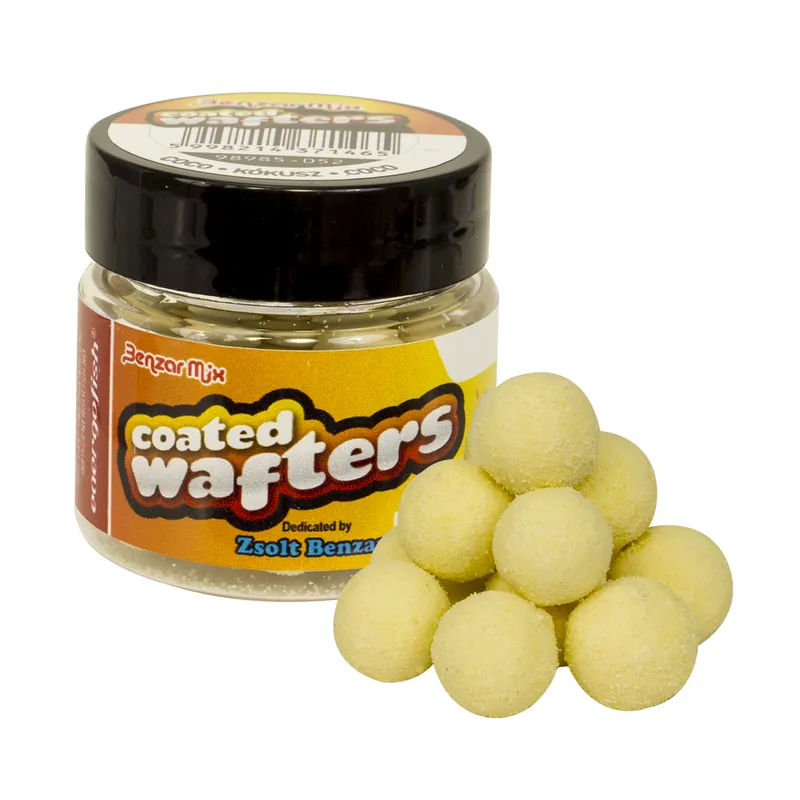 Hoge Kwaliteit Benzár Coated Wafters 8mm Kókusz 30ml Fehér