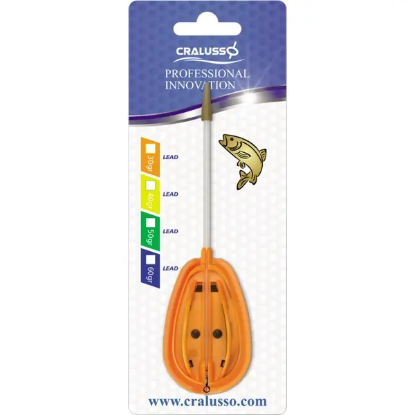 Cralusso Narancssárga Rocket Method Kosár+Töltő (1+1db/cs) 50g Merkproduct