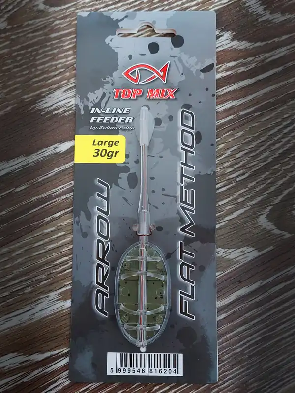 Dagaanbieding Top Mix Arrow Flat method feeder kosár - L 30g