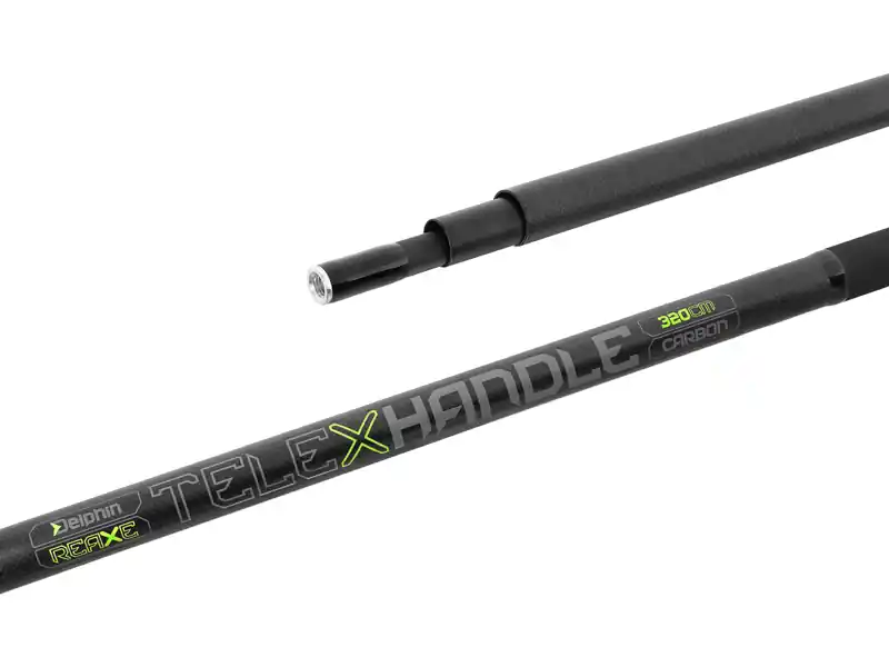 Merítőnyél Delphin REAXE TelexHANDLE (320cm) Rechtstreeks Van De Fabrikant