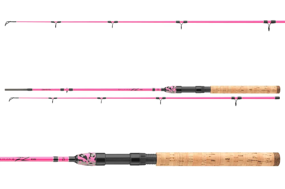 Daiwa Ninja X Kids 522ML 2sct, 10-30g, 1.60m, pink Aanbieding