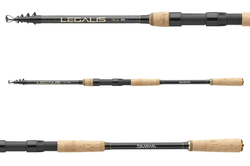 Snelle Levering Daiwa Legalis Tele Spin 1106M (6sct, 10-50g, 3.30m)