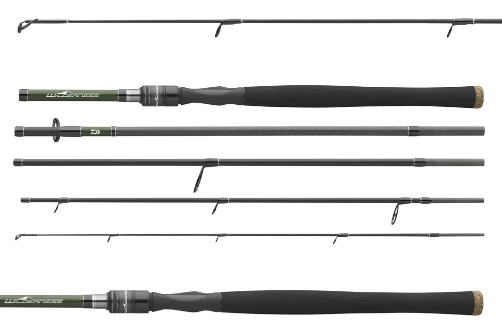 Gecertificeerd Daiwa Wilderness Travel 684ULFS 4sct, 2-10g, 2.05m