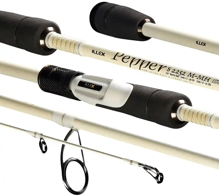 Betaalbaar Illex Pepper X5 S 2,25m M-Silver Ops 7-30g (2)