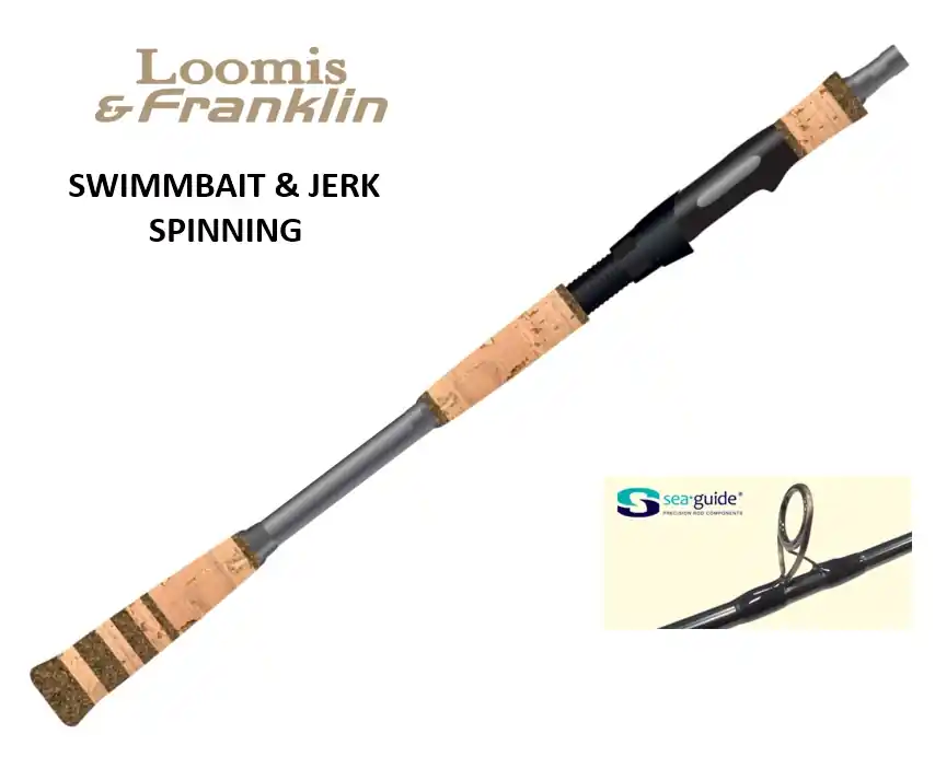 Loomis And Franklin Swimbait & Jerk Spinning- Im7 Swj702Sxhmf, pergető bot Nieuw