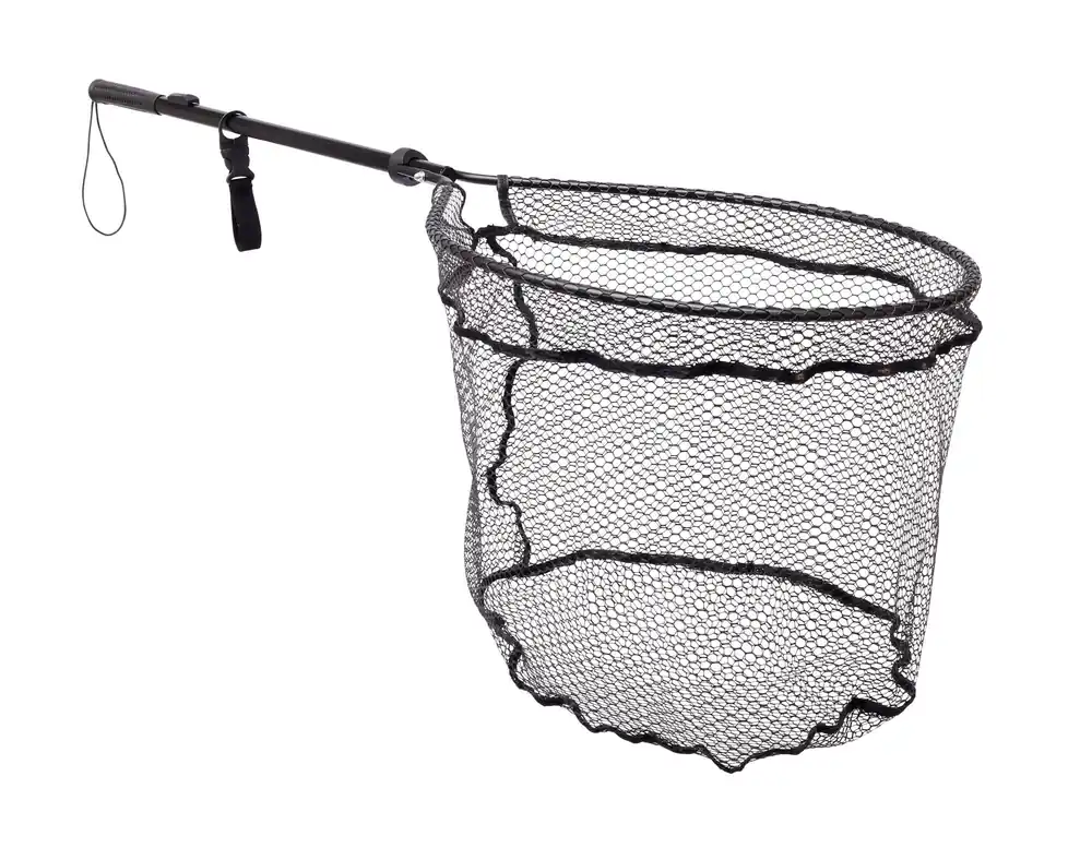 Express Levering Savage Gear FOLDABLE NET W LOCK M 52X45X43CM 64CM 1P pergető merítőszák