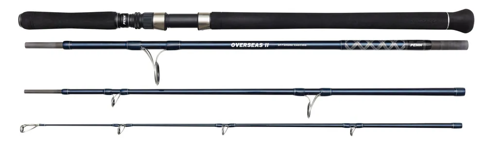 Nu Kopen PENN OVERSEAS II Offshore Casting 240 150g 4p pergető horgászbot