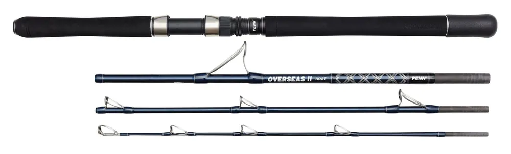 Hoge Kwaliteit PENN OVERSEAS II Boat 210 20-30lb 4 részes