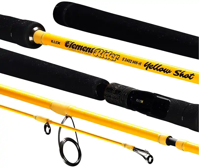 Uitverkoop Illex Element Rider X5 S 2,4m MMH/H Yellow Shot 15-50g (2)