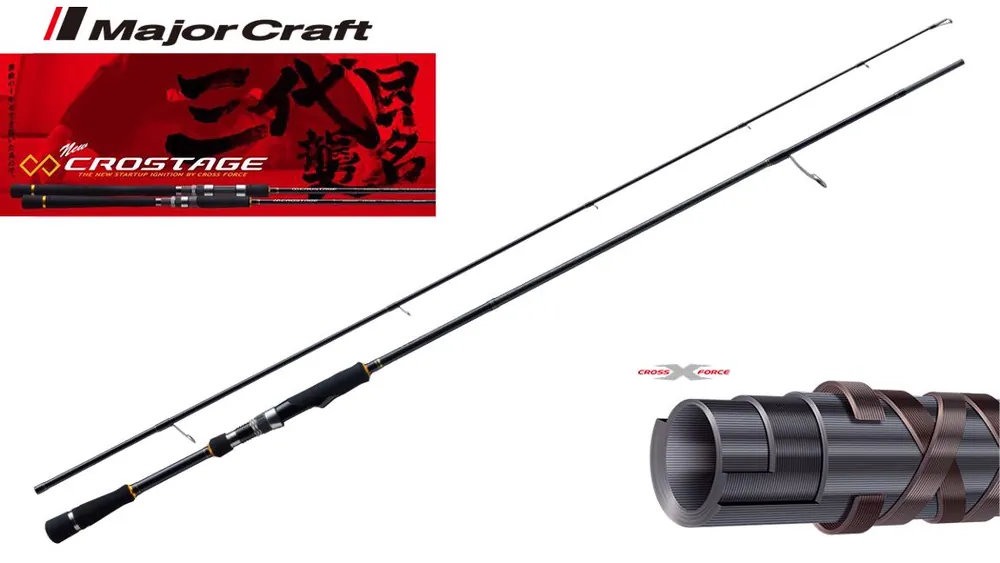 Lage Prijs Major Craft Crostage Crx-702ml/S R.fast 2.13m 6-28g