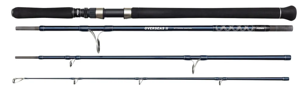 PENN OVERSEAS II Offshore Casting 270 150g 4p pergető horgászbot Gecertificeerd