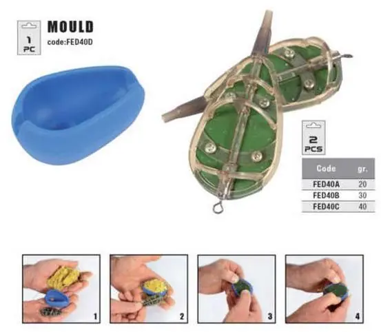 Alleen Vandaag Colmic Method Feeder Kosár Inline 40g
